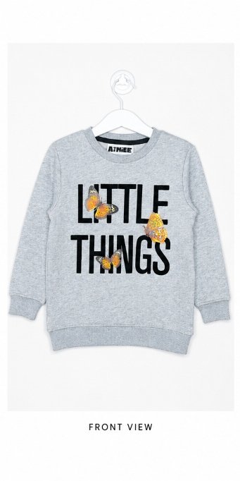 Grey Little Things Sweatshirt