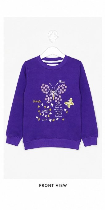 Red Butterfly Sweatshirt